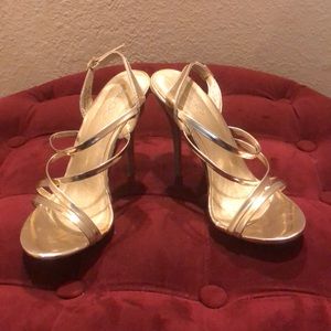 Aldo Shoes - Gold Strappy Heels Aldo Shoes - Gold Strappy Heels